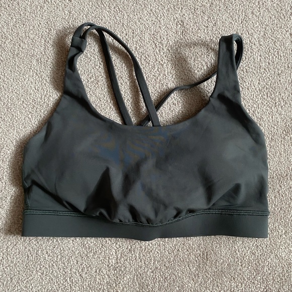 LULULEMON Energy Bra Size 6 in Grey Sage - Picture 1 of 3